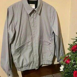Vintage London Fog Jacket Men’s 38 Reg Gray Full Zip